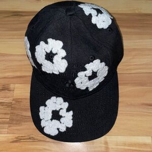Denim Tears Denim Cotton Wreath Cap Black